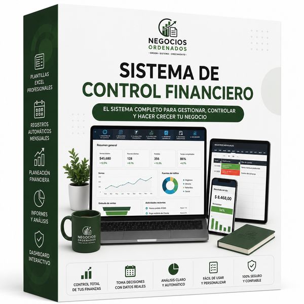 Sistema de Control Financiero en Excel (+ Complementos de regalo)