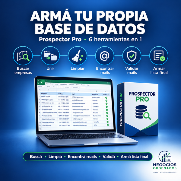 Prospector Pro - Crea tu propia Base de datos