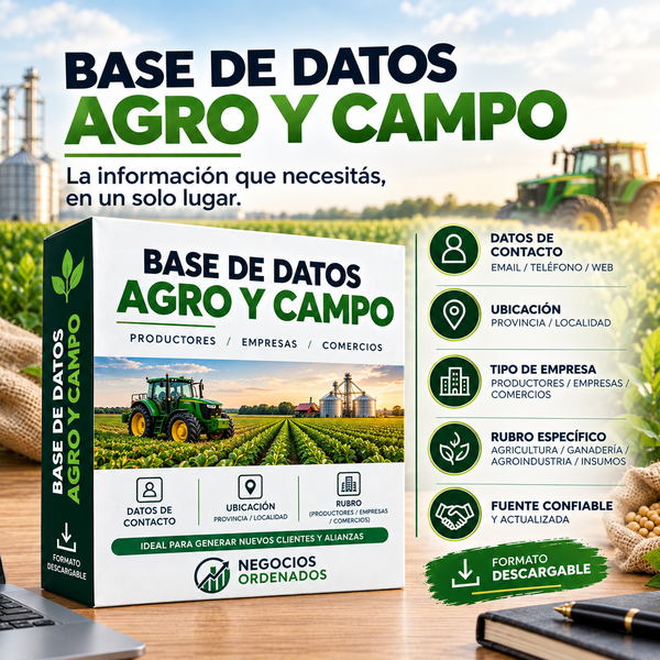 Base de Datos - Agro y Campo