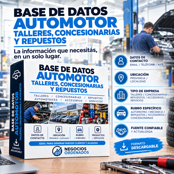 Base de Datos - Automotor (Talleres, Concesionarias y Repuestos)