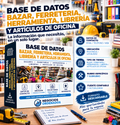 Base de Datos - Bazar, Ferreteria, Herramienta, Librería y Artículos de Oficina