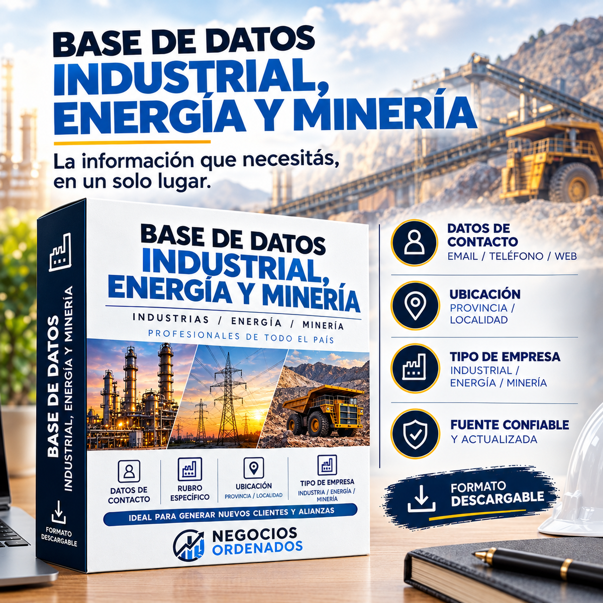 Base de Datos  - Fábricas e Industria, Energía, Combustibles y Minería