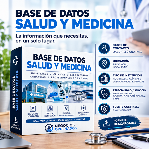 Base de Datos - Salud y Medicina