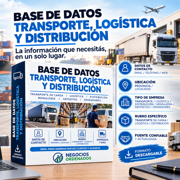 Base de Datos - Transporte, Logística y Distribución